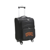 USC Trojans Black Carry-On Softside Spinner Luggage